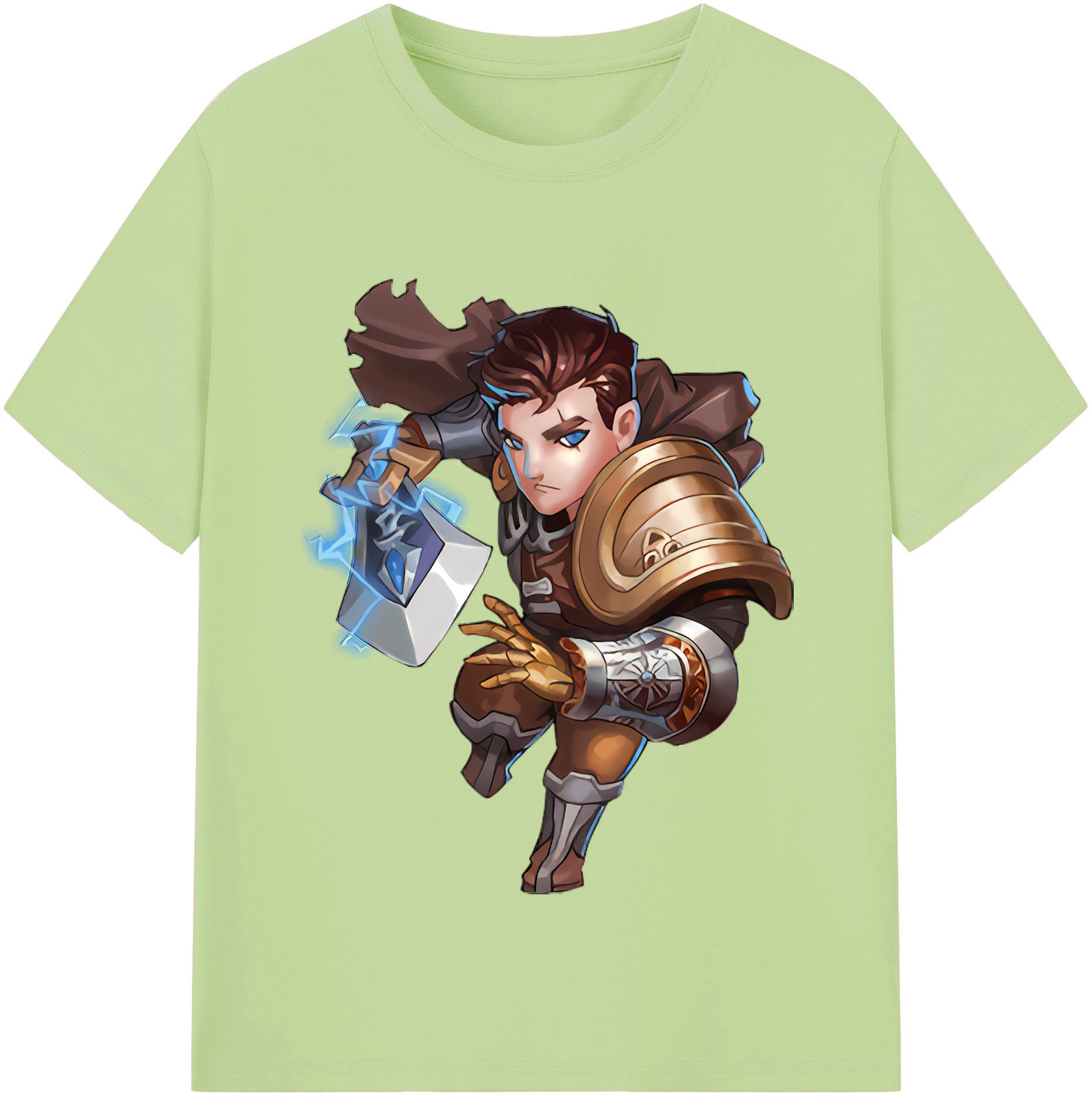リーグ・オブ・レジェンド League of Legends LOL 綿100％半袖Tシャツ（フロントプリント）
